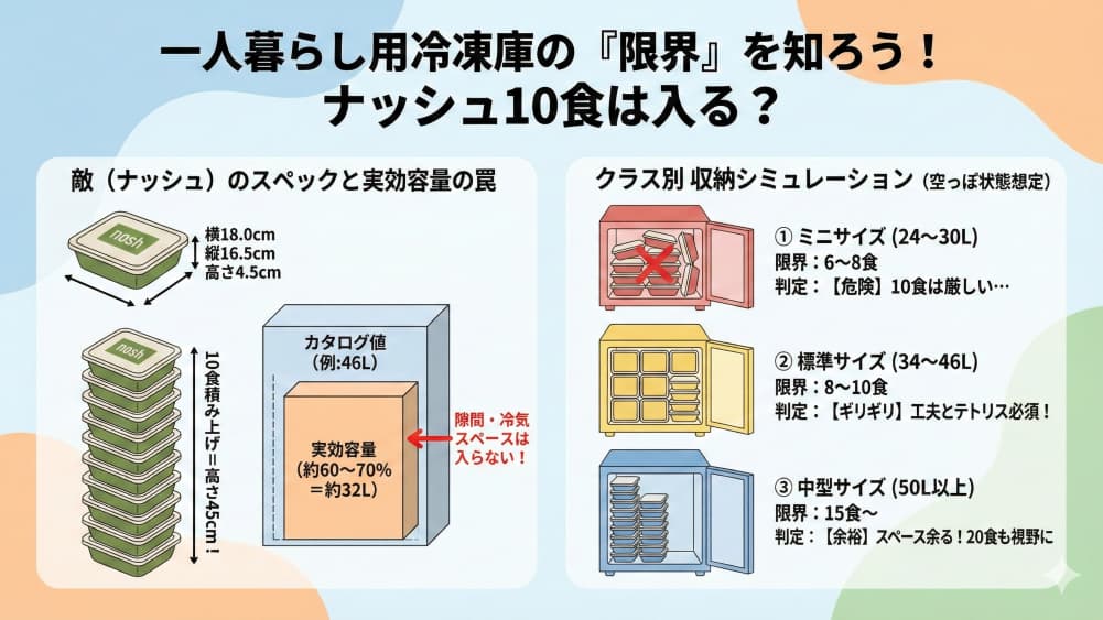 そもそも何個入る？ 一人暮らし用冷凍庫の「限界」を知ろう