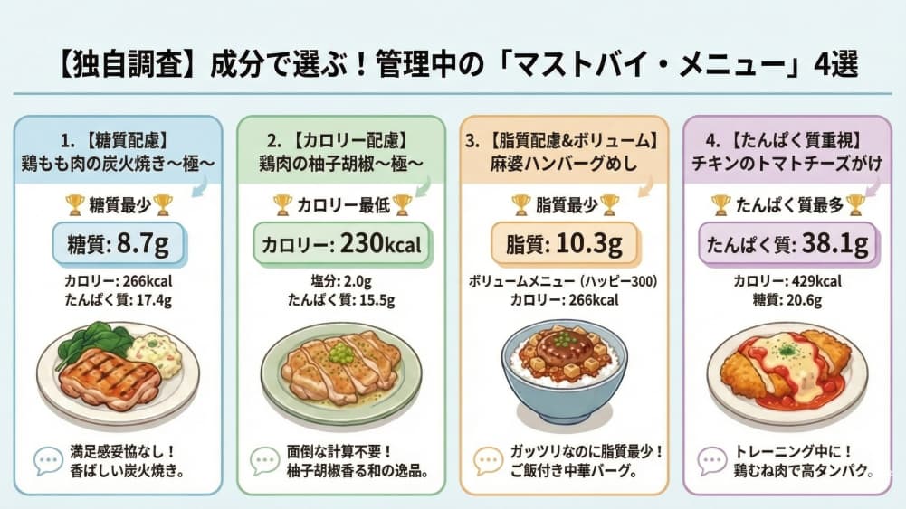 【独自調査】成分で選ぶナッシュ！管理中の「マストバイ・メニュー」4選